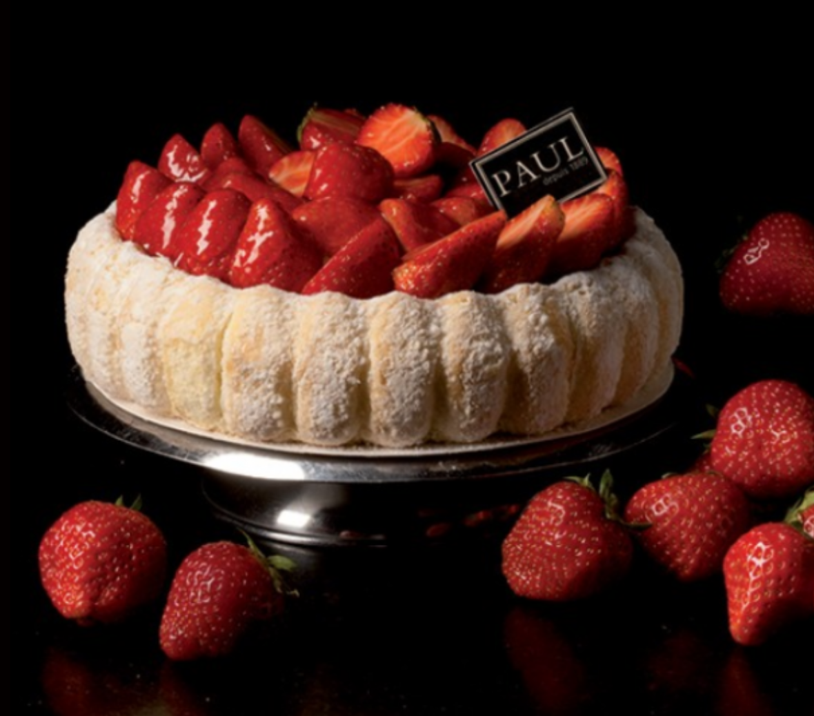 Charlotte fraise vanilla